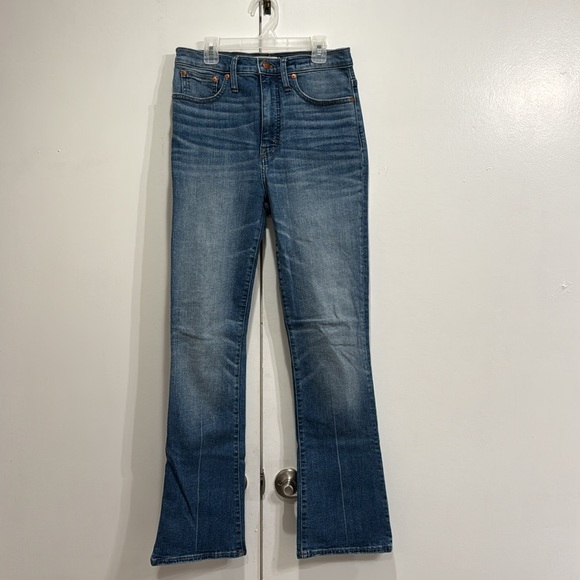 Madewell Skinny Flare Jeans Size 28 - Picture 3 of 6